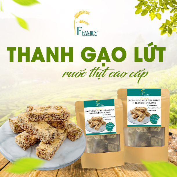 THANH GẠO LỨT RUỐC THỊT CAO CẤP 250G